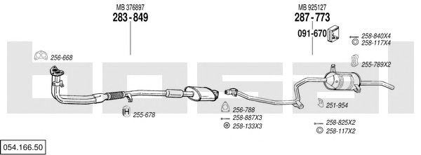 Exhaust System 054.166.50
