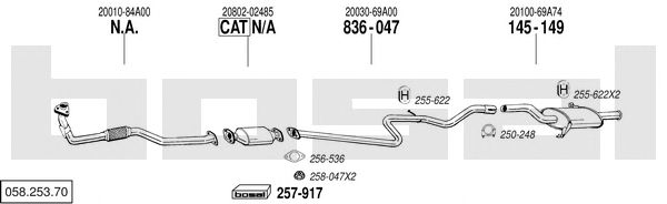 Exhaust System 058.253.70