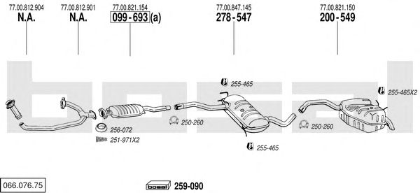 Exhaust System 066.076.75