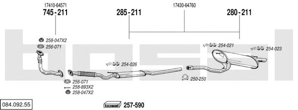 Exhaust System 084.092.55