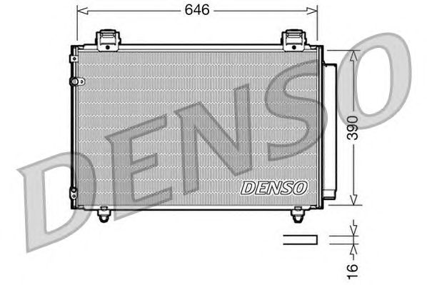 Condensator, airconditioning DCN50024