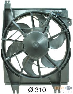 Ventilator, condensator airconditioning 8EW 351 034-541