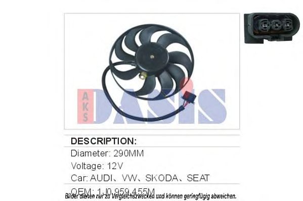 Fan, radiator 048630N