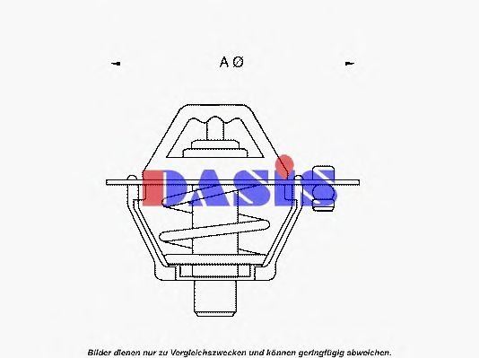 Thermostat, coolant 751804N