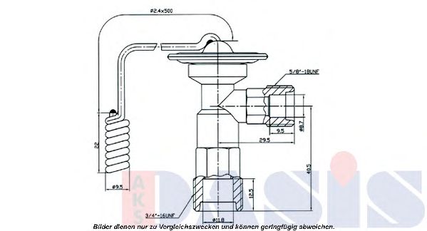 Expansion Valve, air conditioning 840370N