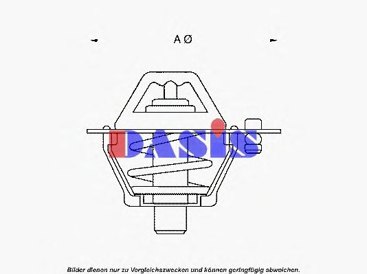 Thermostat, coolant 750966N