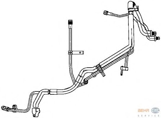 High-/Low Pressure Line, air conditioning 9GS 351 338-731