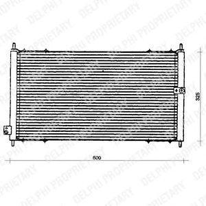 Condensator, airconditioning TSP0225031