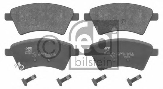 Brake Pad Set, disc brake 16658