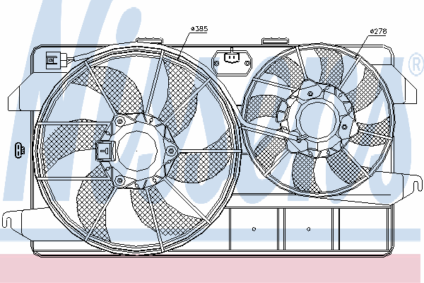 Fan, radiator 85263