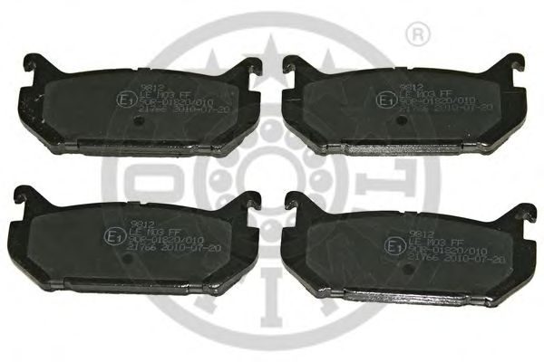 Brake Pad Set, disc brake 9812