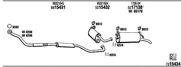 Exhaust System CI78008