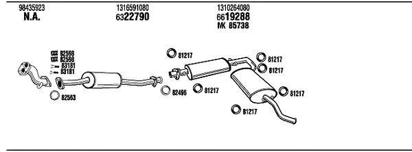 Exhaust System FI40135
