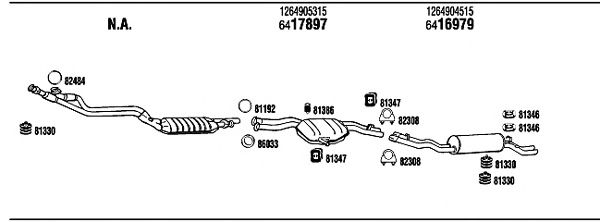 Exhaust System MB30342