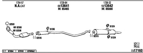 Exhaust System PE40527