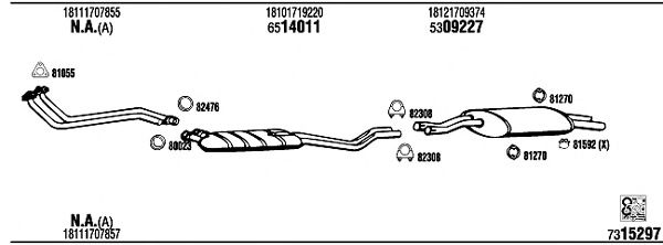 Exhaust System BW32519B