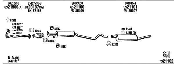 Exhaust System DW12052