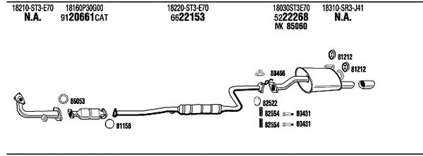 Exhaust System HO60096