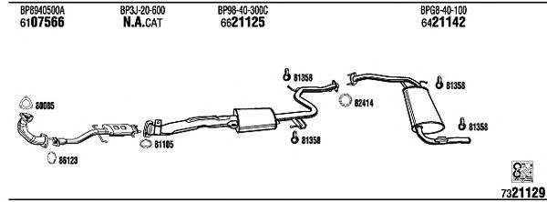 Exhaust System MA41235