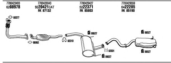 Exhaust System RE96024B