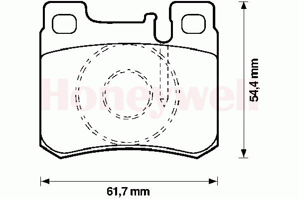 Комплект тормозных колодок, дисковый тормоз 571753S