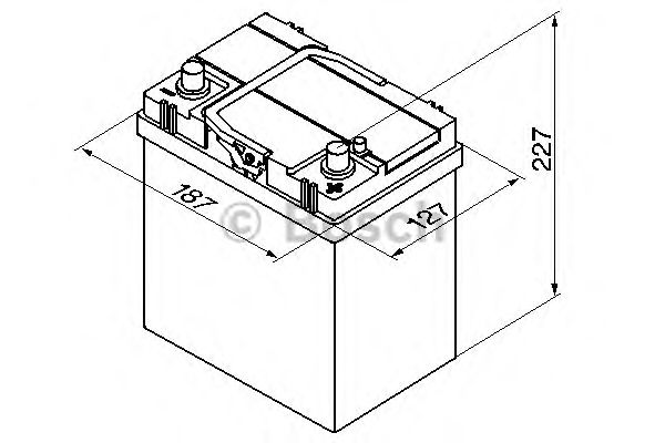 Starterbatterie; Starterbatterie 0 092 S40 180