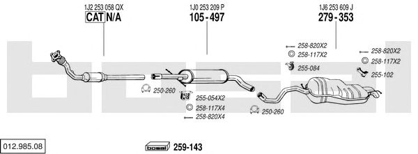 Exhaust System 012.985.08