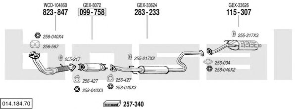 Exhaust System 014.184.70