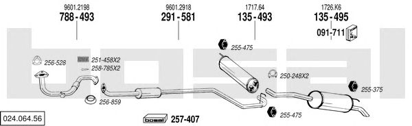 Exhaust System 024.064.56