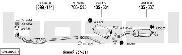 Exhaust System 024.068.70