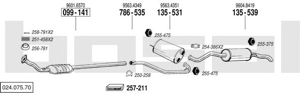 Exhaust System 024.075.70