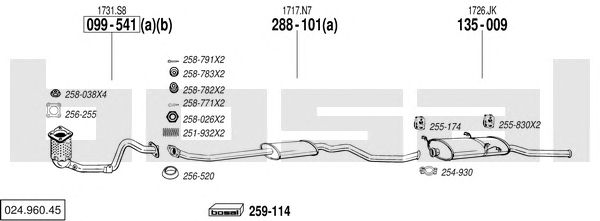 Exhaust System 024.960.45