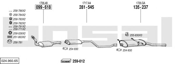 Exhaust System 024.960.65