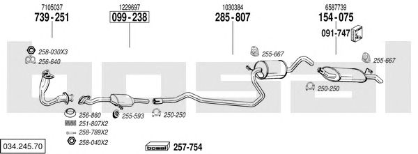 Exhaust System 034.245.70