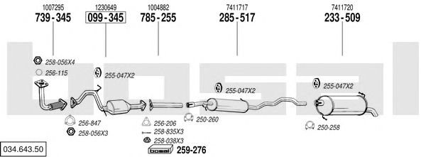 Exhaust System 034.643.50