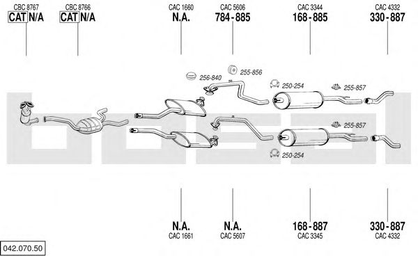 Exhaust System 042.070.50