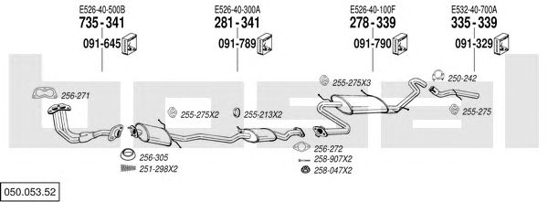 Exhaust System 050.053.52