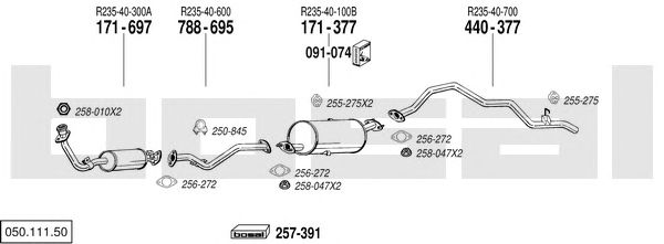 Exhaust System 050.111.50