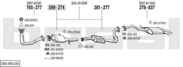 Exhaust System 050.950.00