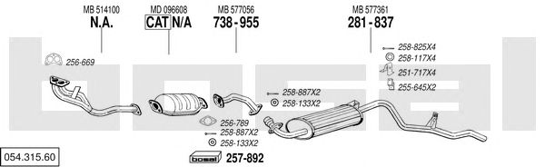 Exhaust System 054.315.60