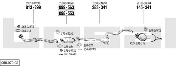 Exhaust System 058.970.02