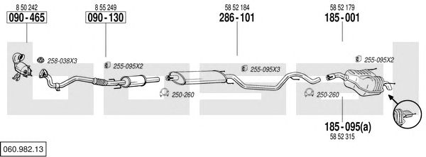 Uitlaatsysteem 060.982.13