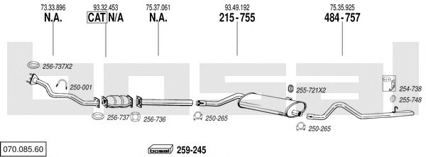 Exhaust System 070.085.60