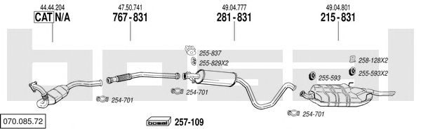 Exhaust System 070.085.72