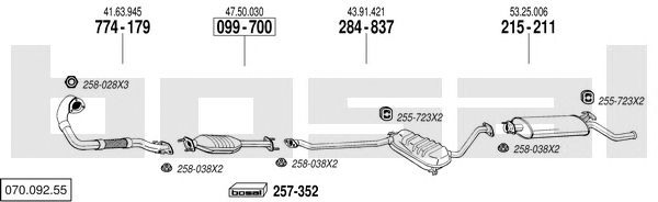 Exhaust System 070.092.55