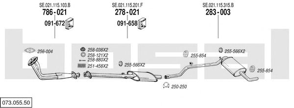 Exhaust System 073.055.50