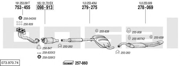 Exhaust System 073.970.74
