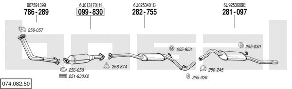 Exhaust System 074.082.50