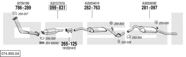 Exhaust System 074.950.04