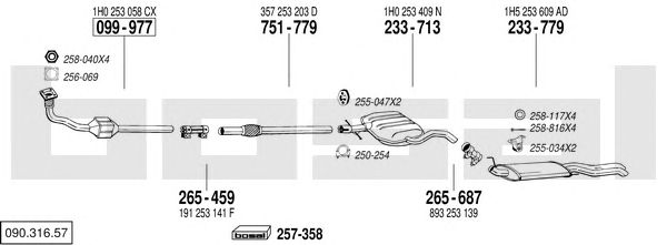 Exhaust System 090.316.57